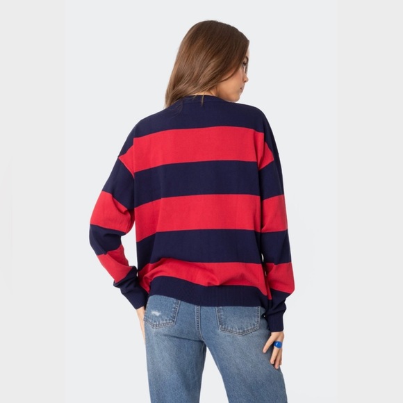 Edikted Logan Light Knit Oversized Sweater - Picture 4 of 11